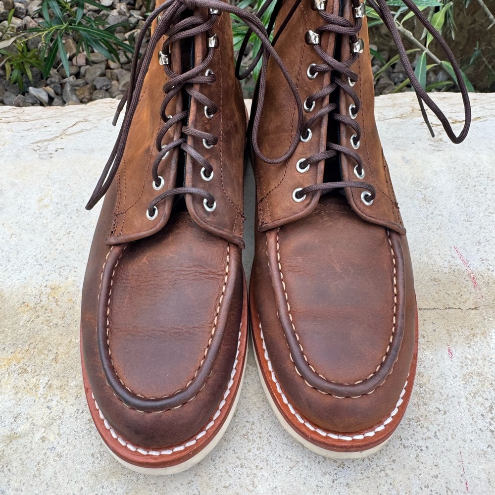 Thursday Boot Company Diplomat Moc-toe Leather Boots - Picture 2 of 8